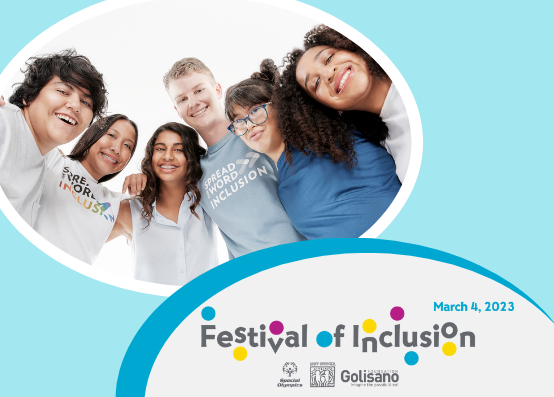 Save the Date! 2nd Annual Festival of Inclusion March 4, 2023 at Golisano Training Center