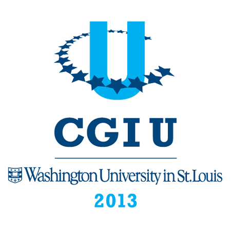 CGIU - Clinton Global Initiative University - Washington University in St. Louis - 2013 - logo