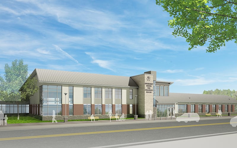 Rendering of the Niagara Falls Memorial Medical Center's new Center for Community Health for People with Special Needs
