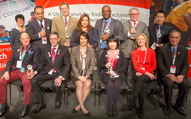 Group photo at the Golisano Global Health Leadership Award