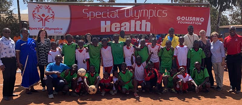 Special Olympics Health group photo