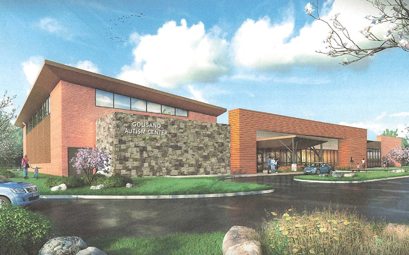 Golisano Autism Center exterior rendering