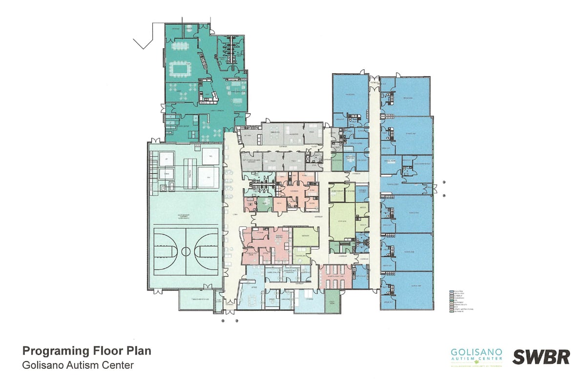 Golisano Autism Center floor plan