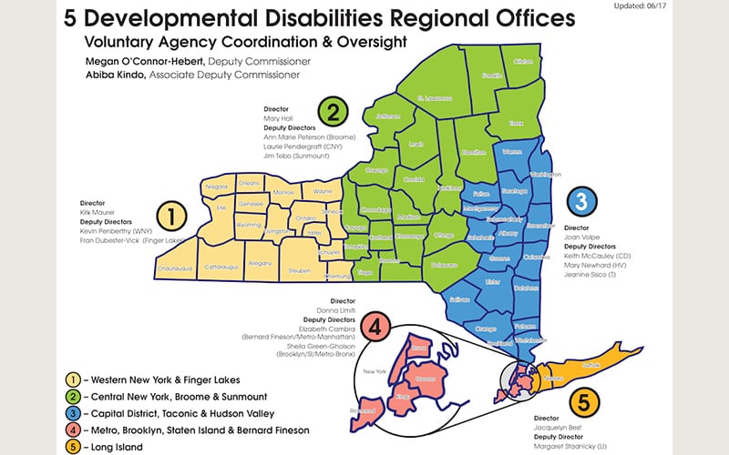 NYS DDRO site map