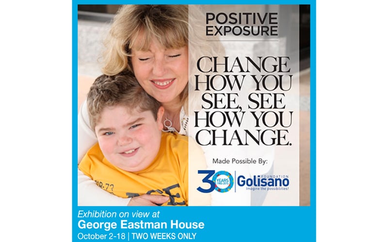 Positive Exposure flyer. Change How You See. See How You Change.