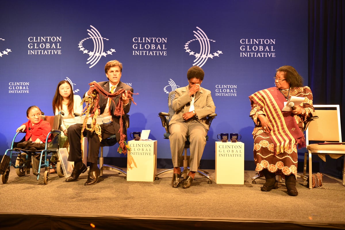 Tim Shriver speaking at the Clinton Global Initiative Annual Meeting